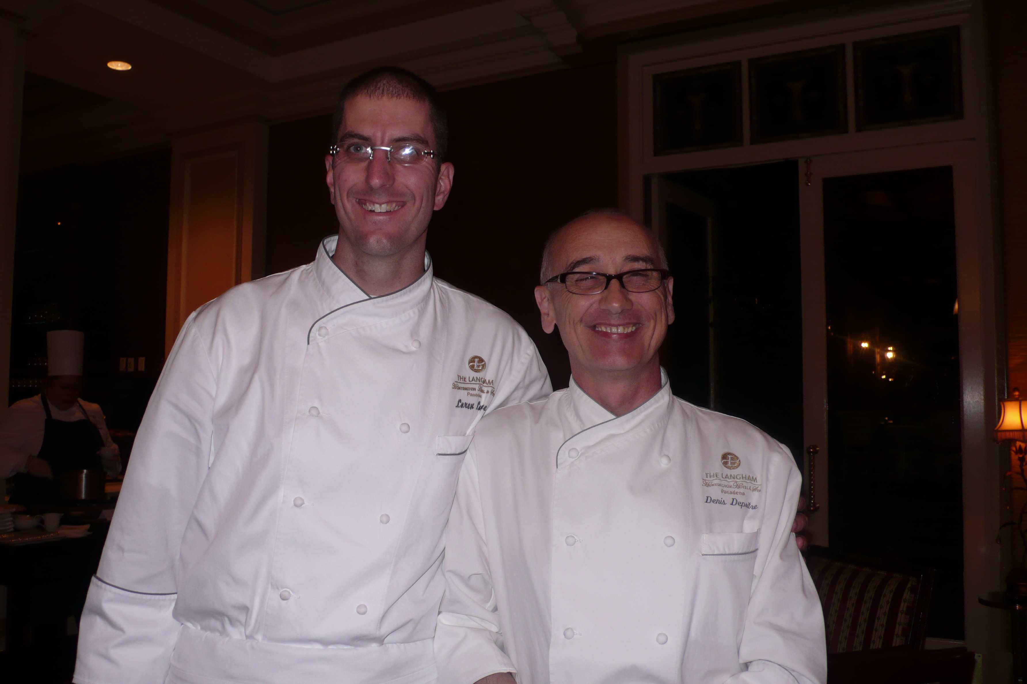 Chefs Loren Lawe and Denis Depoitre