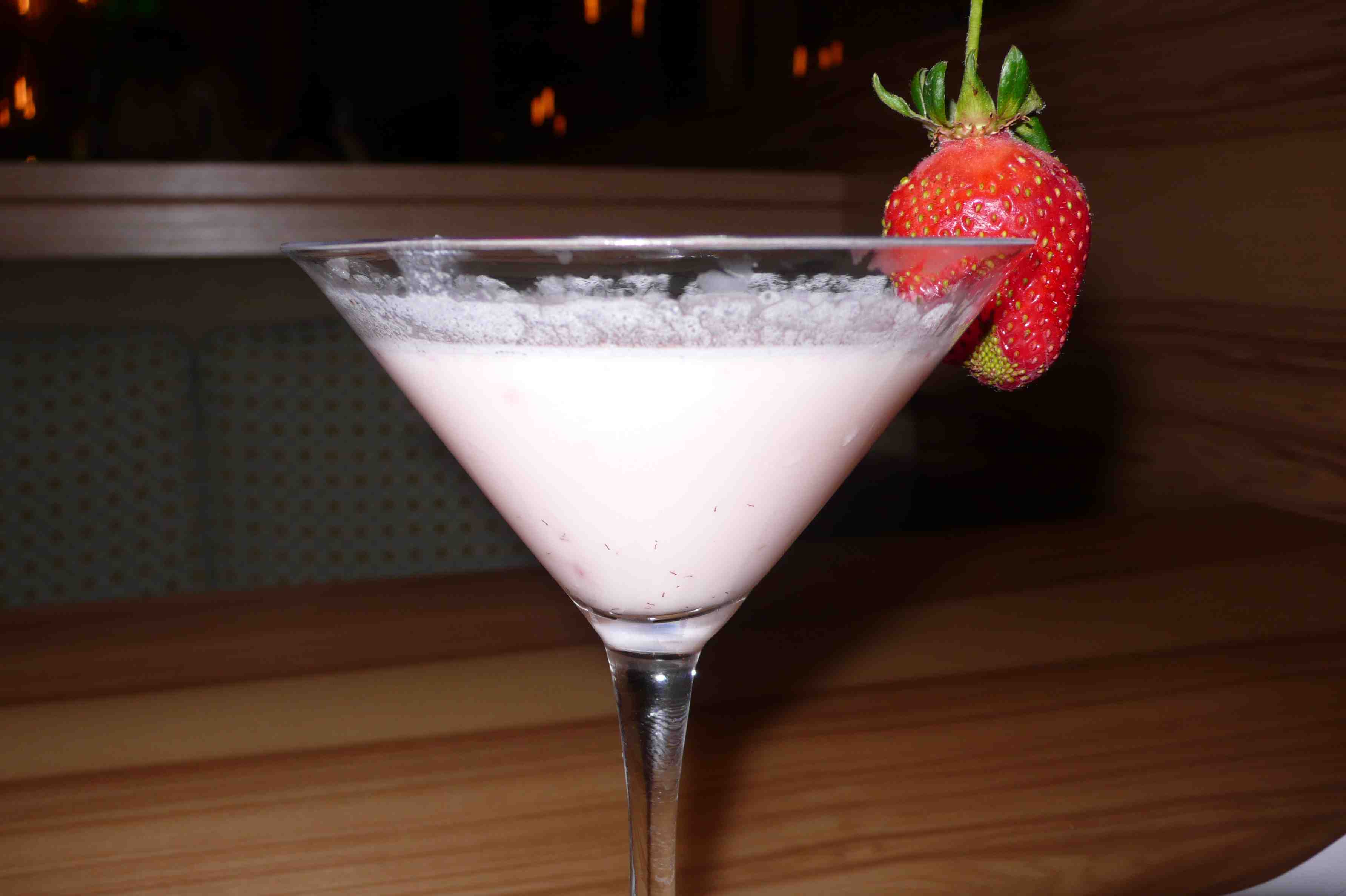 Strawberry martini