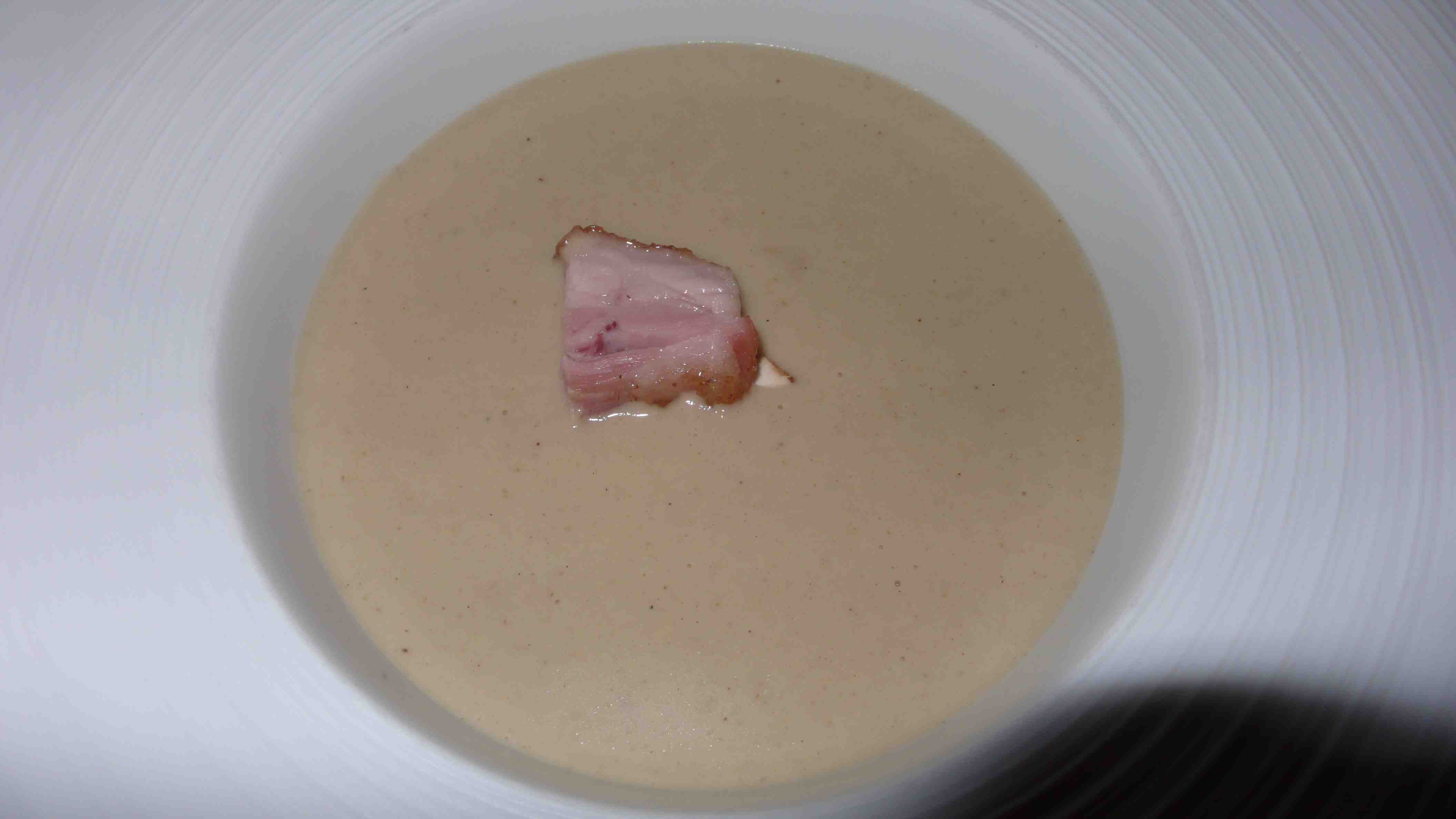 Cream of porcini soup
