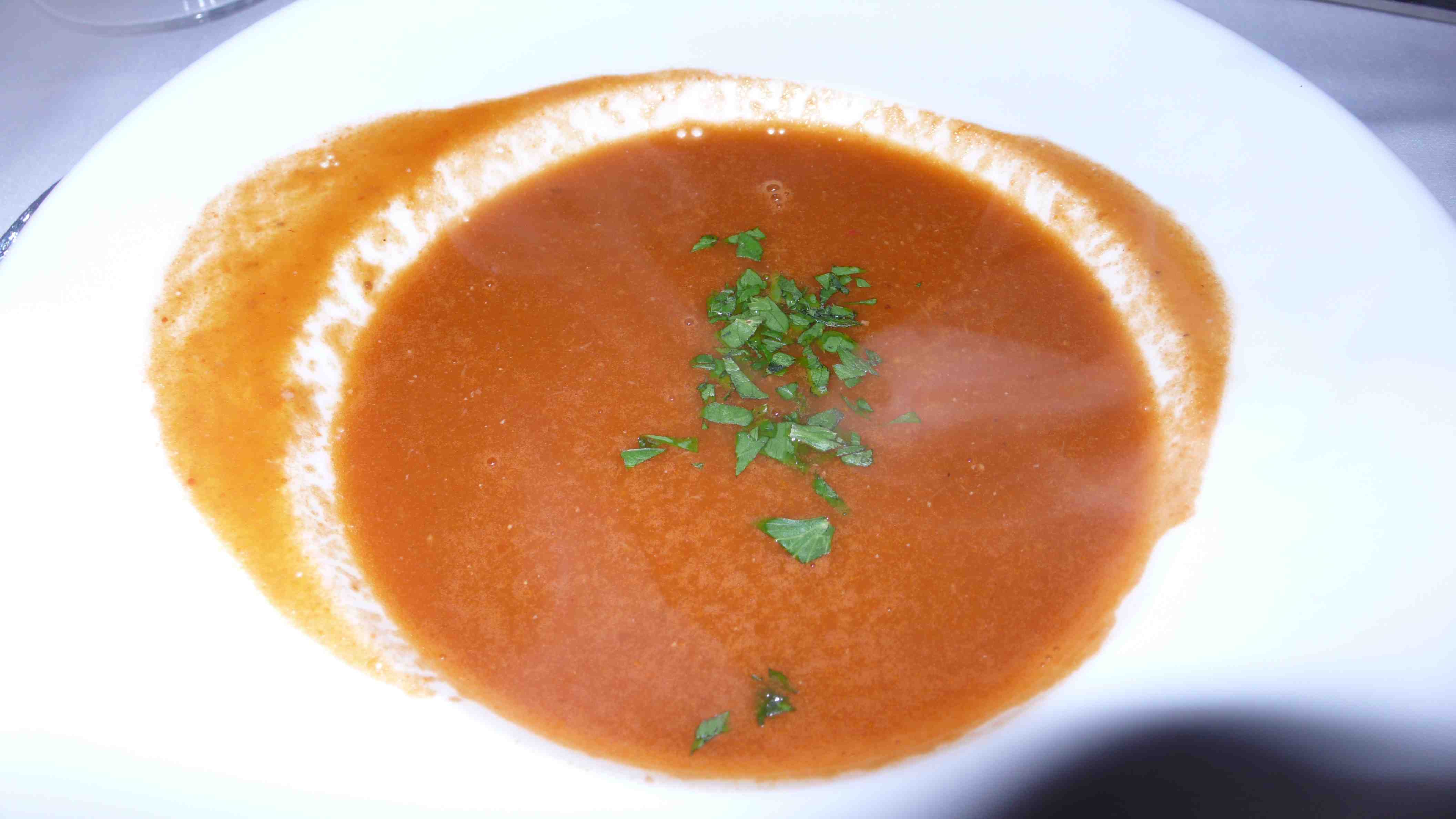 Lobster tomato soup