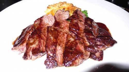 balsamic glazed hanger steak