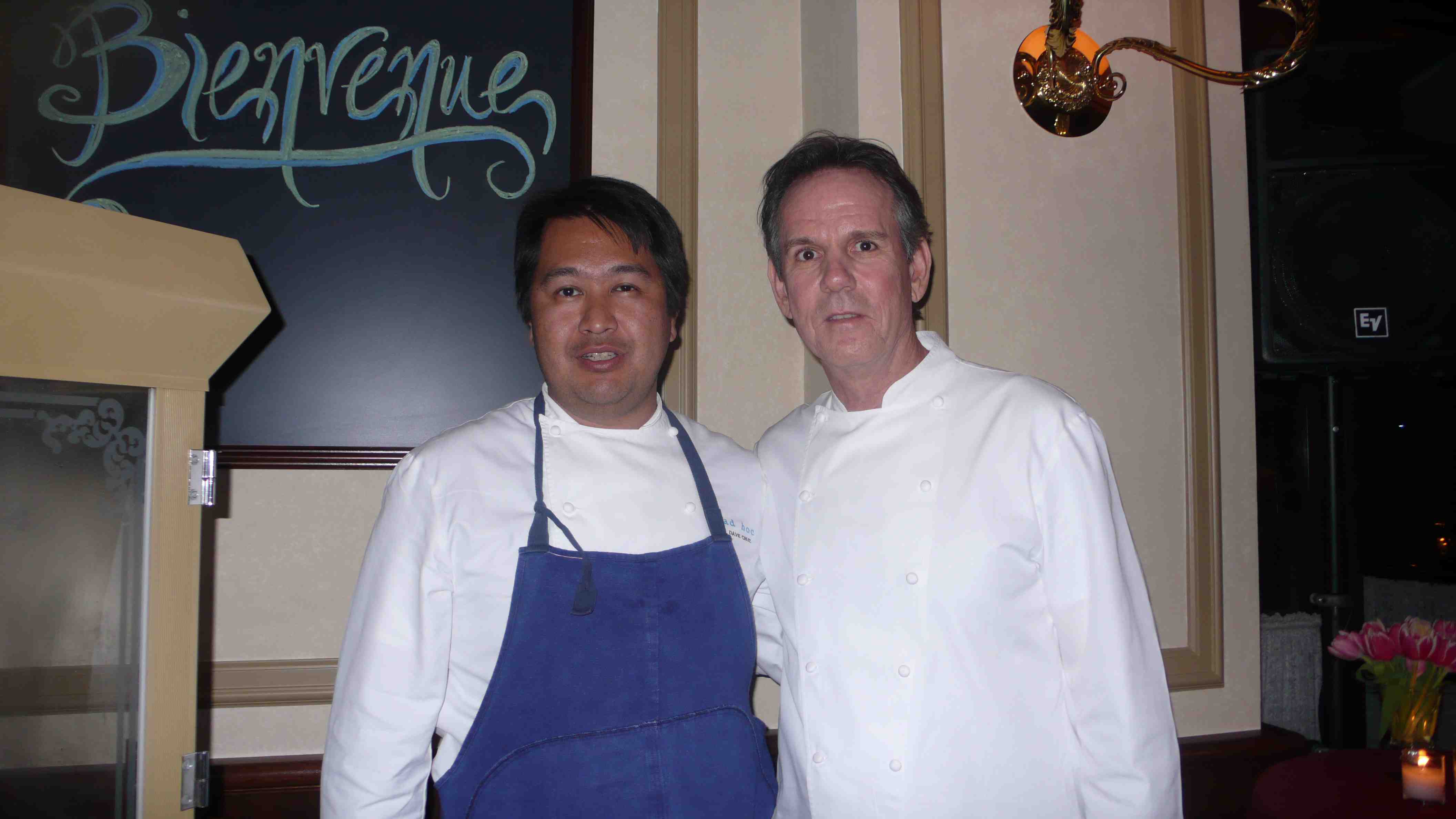 Chef Keller and Chef Cruz