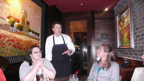Chef John came out and talked a bit about the menu