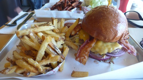 bacon cheese classic with handcut fries