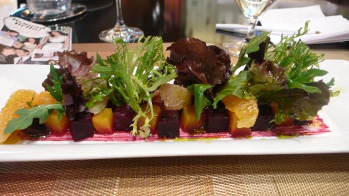 golden beet salad