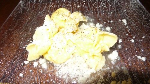 cheese and pear ravioli