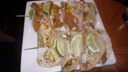spicy fish tacos
