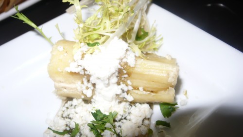 corn and goat cheese tamale