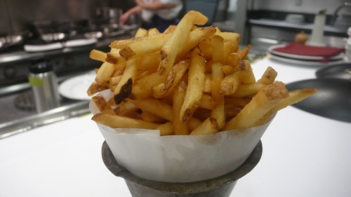 fries in the kitchen