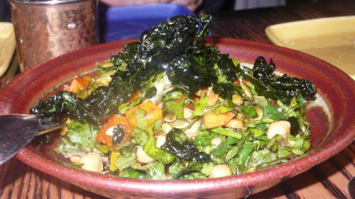 red kale salad